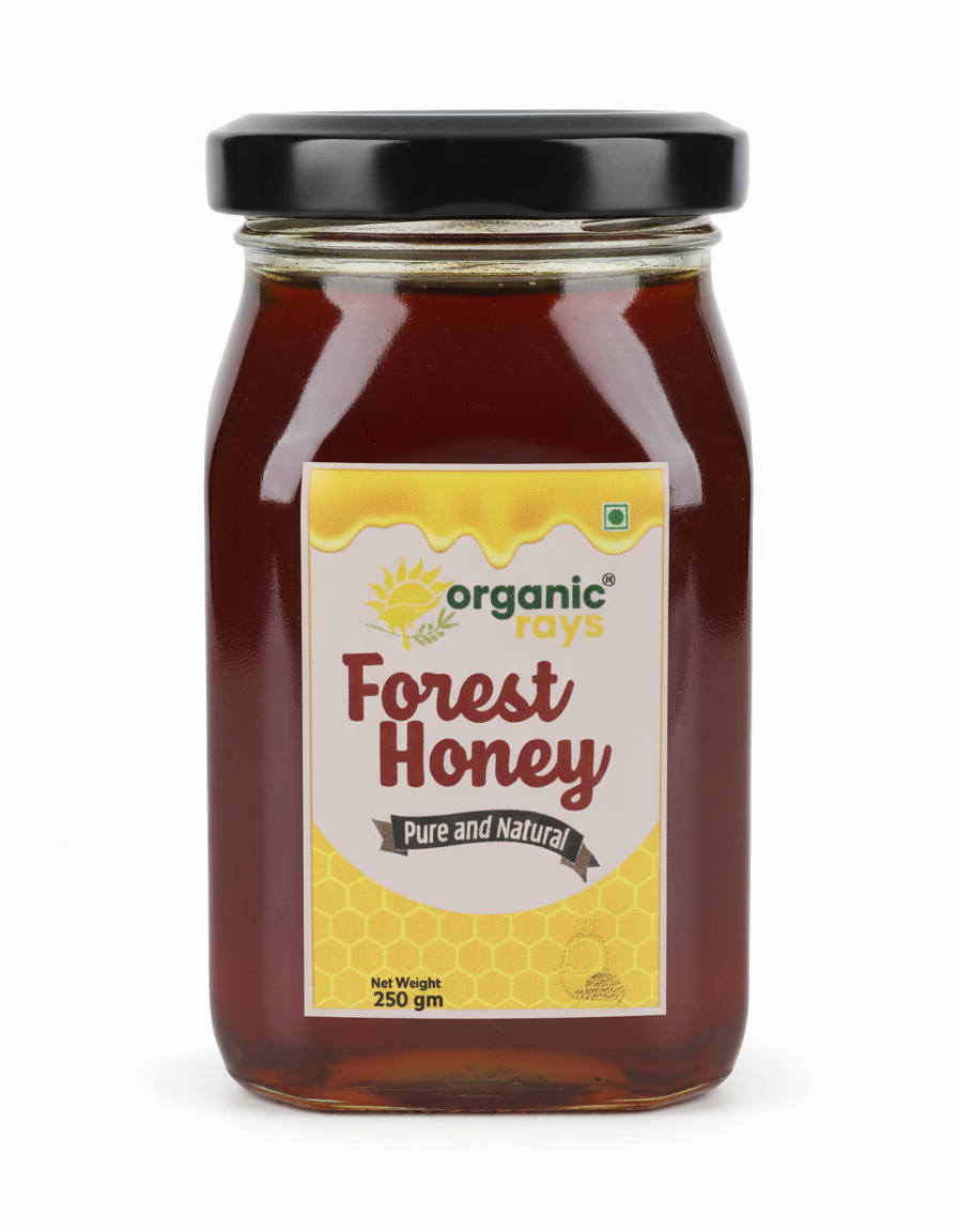 Organic Forest Honey | 100% Natural | 250gm - Organic Rays